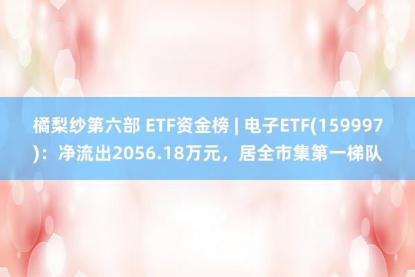 橘梨纱第六部 ETF资金榜 | 电子ETF(159997)：净流出2056.18万元，居全市集第一梯队